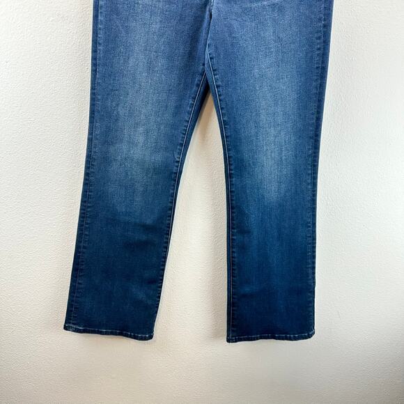 Soft Surroundings Ultimate High Rise Bootcut Jeans Stretchy Blue 10 - Picture 4 of 13